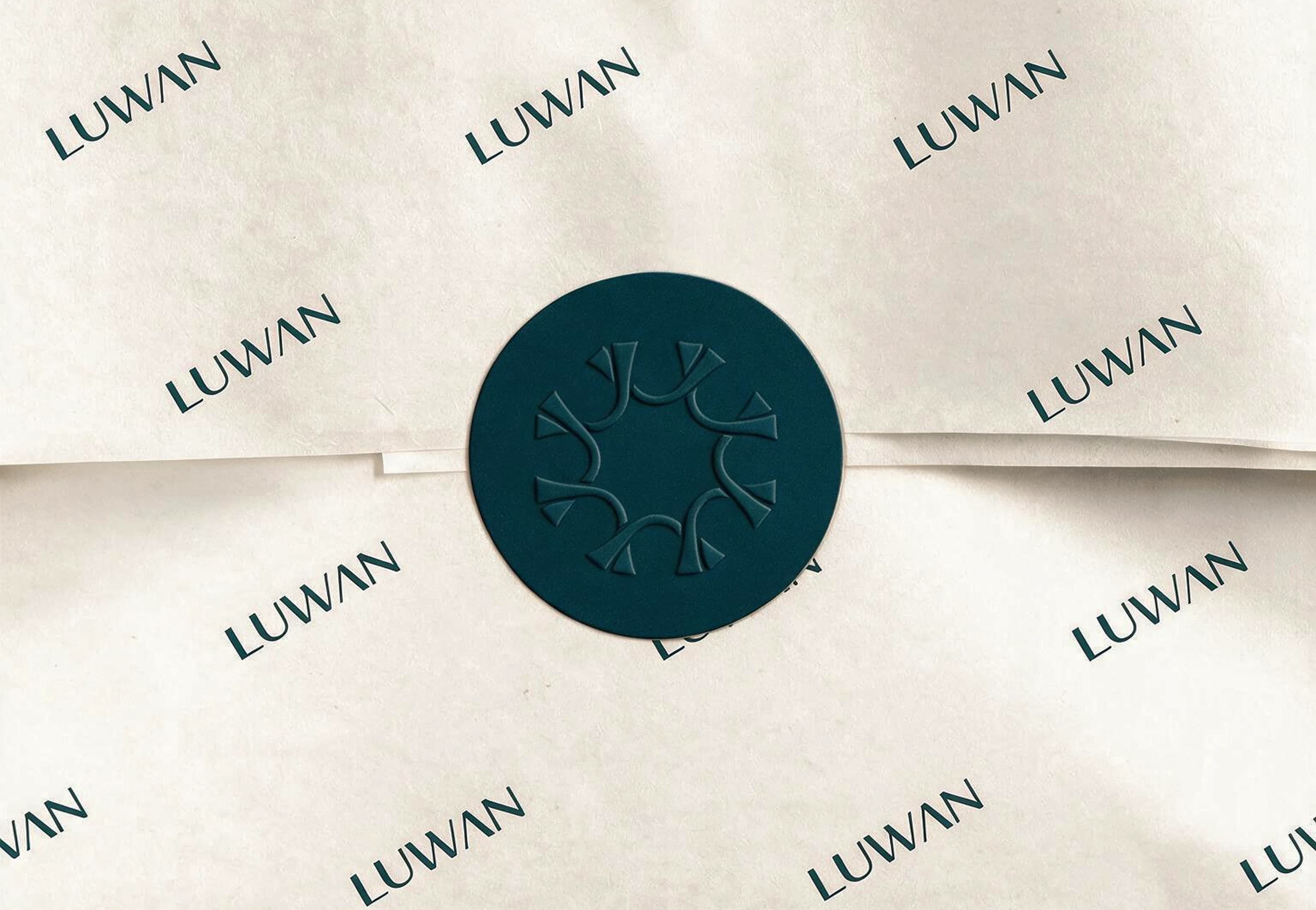 LUWAN branded envelope